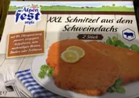 Alpenfest XXL Schnitzel aus dem Schweinelachs