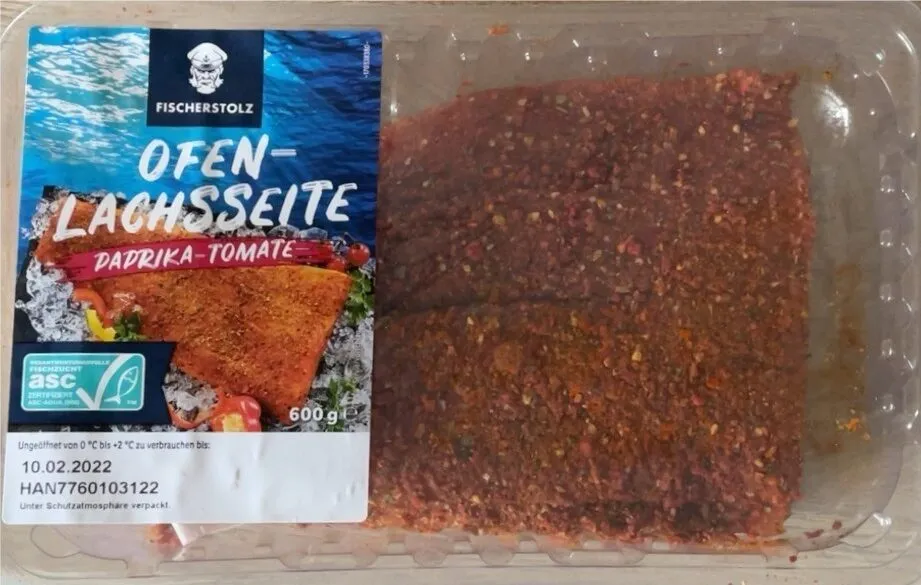 Ofen-Lachsseite