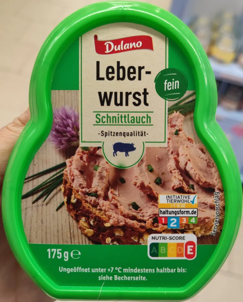 Pommersche Leberwurst Schnittlauch