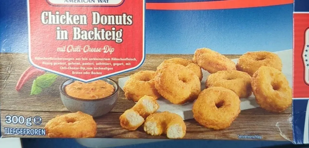 Chicken Donuts in Backteig
