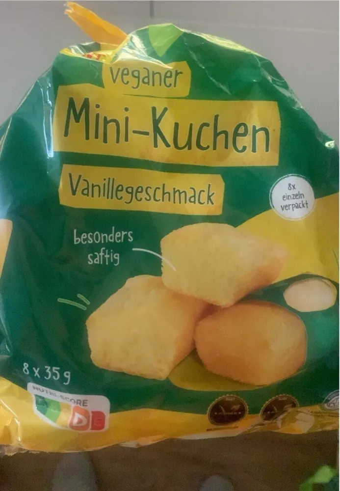 Mini-Kuchen Vanillegeschmack