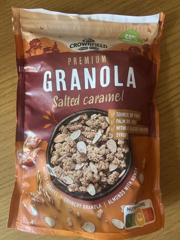 granola słony karmel