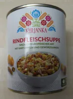 Rindfleischsuppe nach osteuropäischer Art