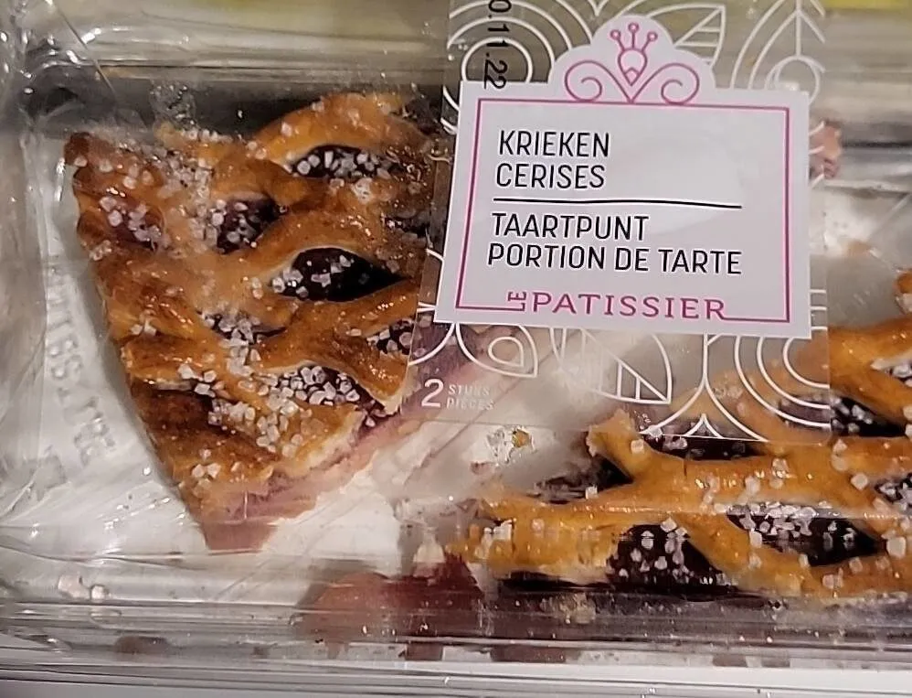 Portion tarte cerise