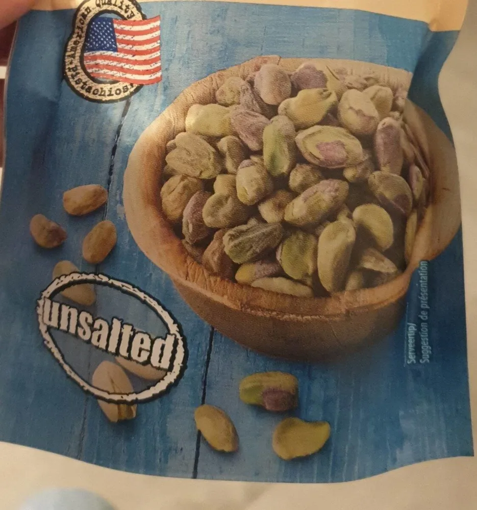 Pistachios roasted unsalted