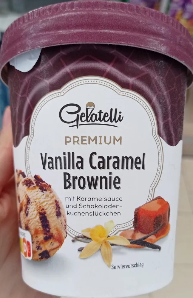 Vanilla Caramel Brownie