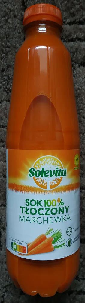 SOK 100% TŁOCZONY MARCHEWKA
