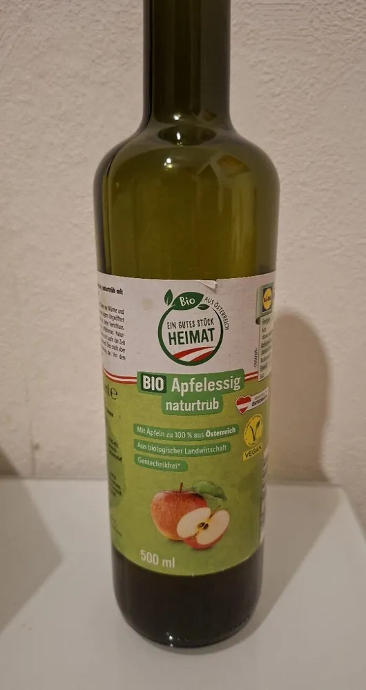 Bio Apfelessig, naturtrüb