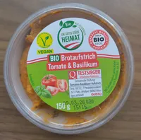 Brotaufstrich Tomate & Basilikum