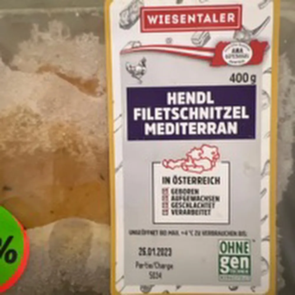 Hendl Schnitzel mediterran