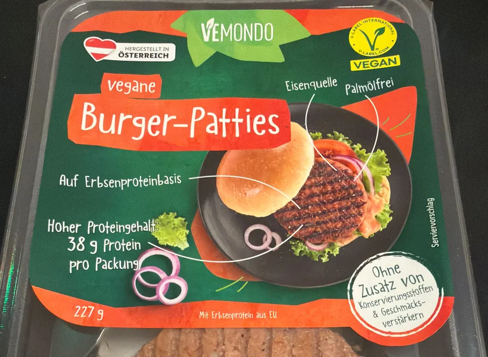 vegane Burger-Patties