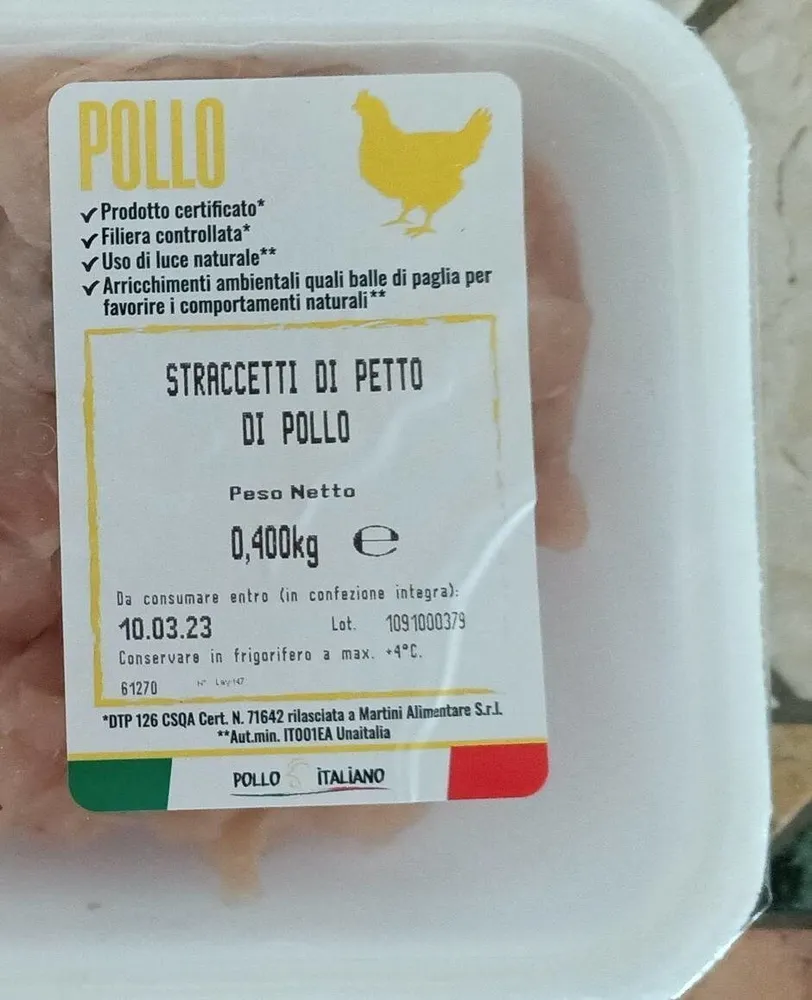 Straccetti di pollo