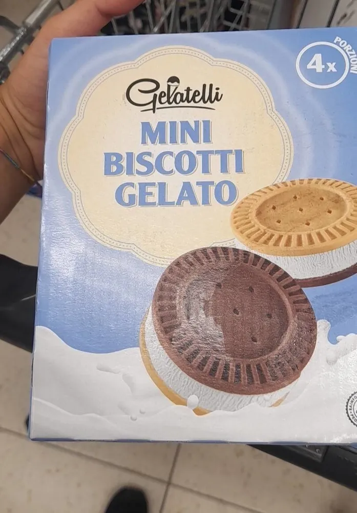 Mini biscotto gelato