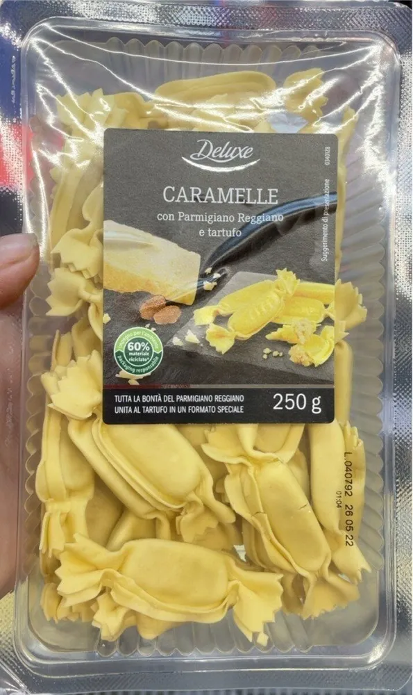 Caramelle al parmigiano reggiano e tartufo