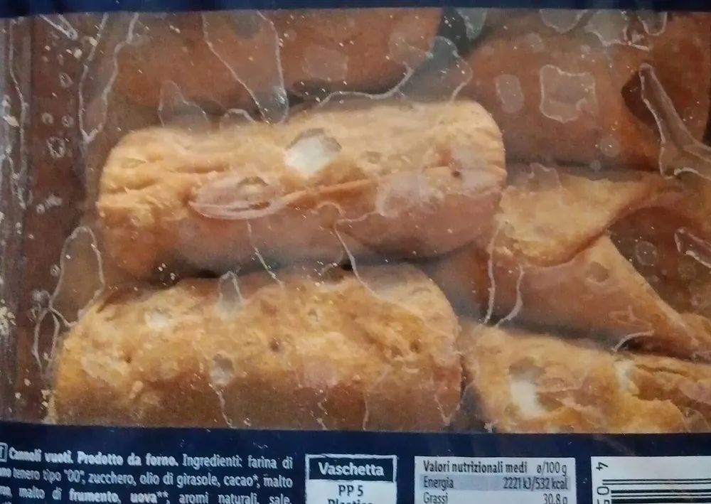 Cannoli vuoti