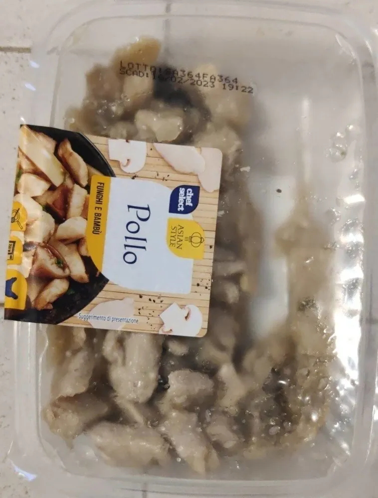 Pollo funghi e bambù