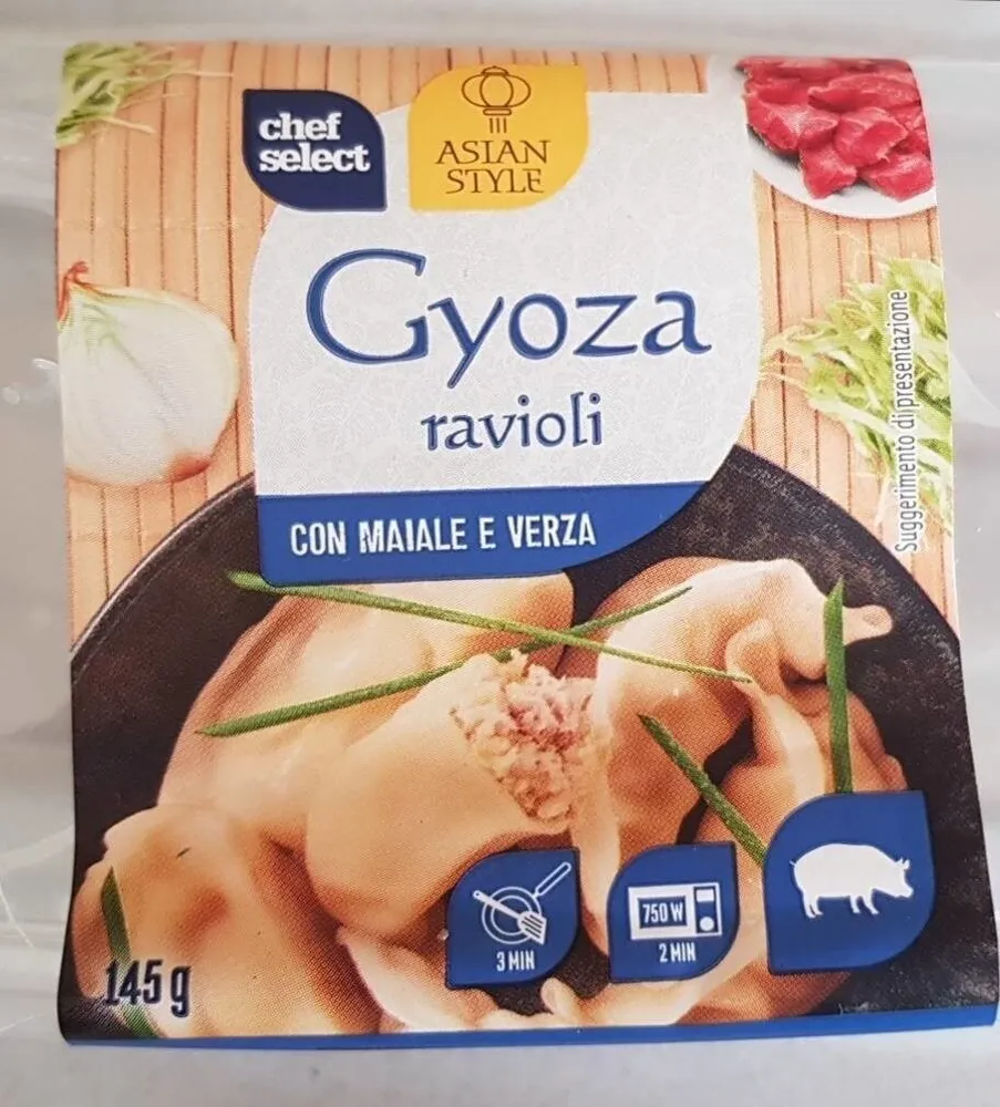 Gyoza con maiale e verza