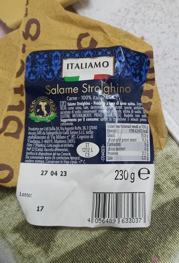Salame Stronghino