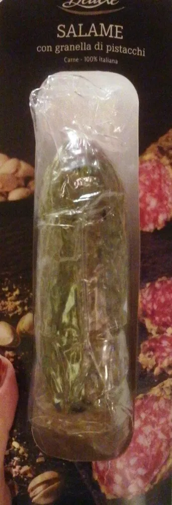 Salame con granella di pistacchio