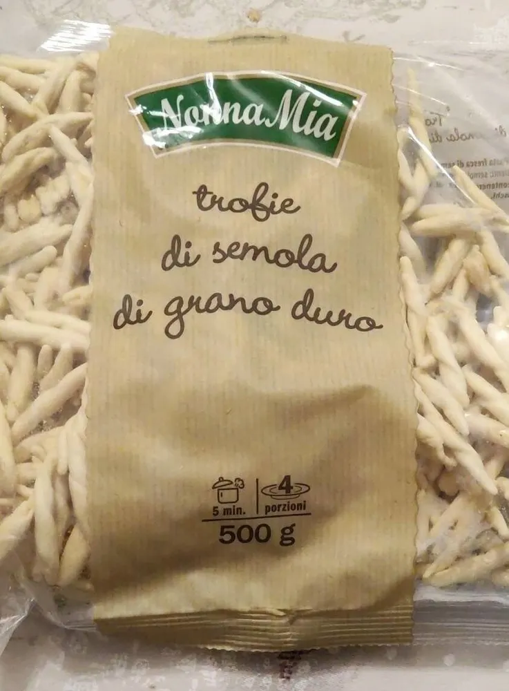 Trofie di semola di grano duro