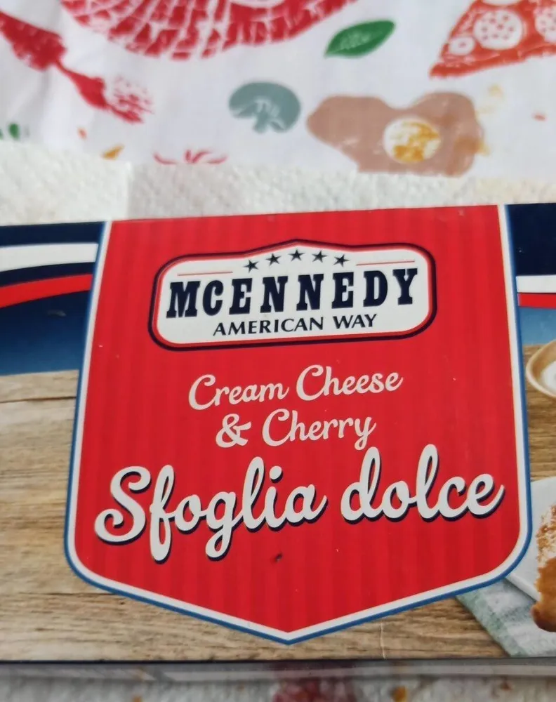 Cream Cheese & Cherry Sfoglia dolce
