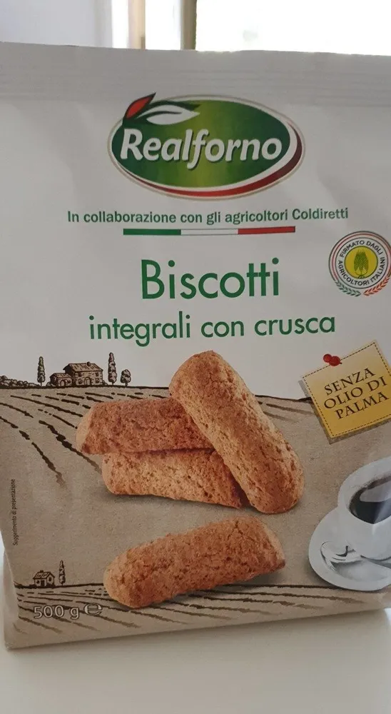 Biscotti integrali con crusca