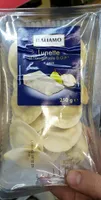 Lunette di gorgonzola dopo e pere