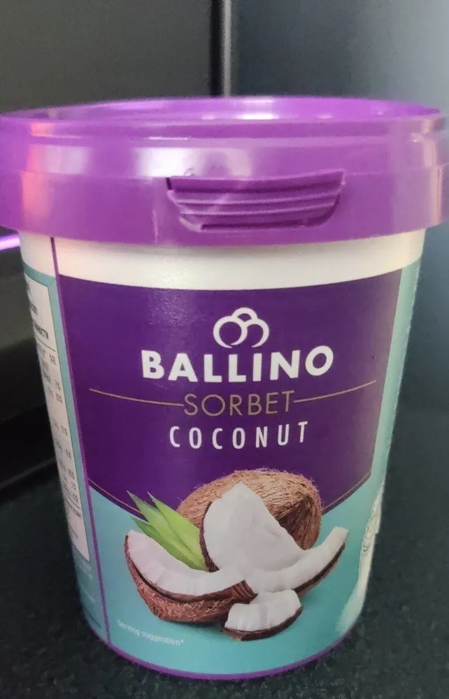 Coconut sorbet