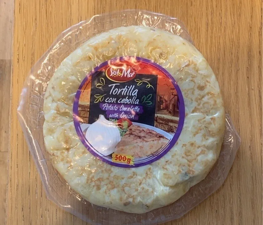 Tortilla con cebolla