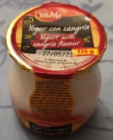 Yogur con sangria