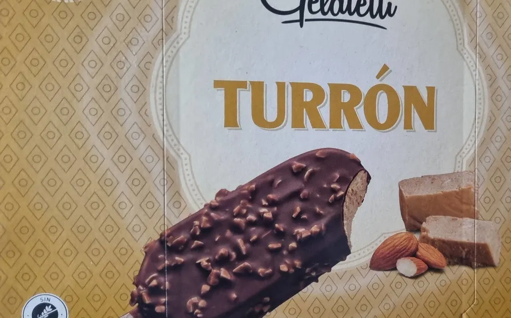 Helado turrón