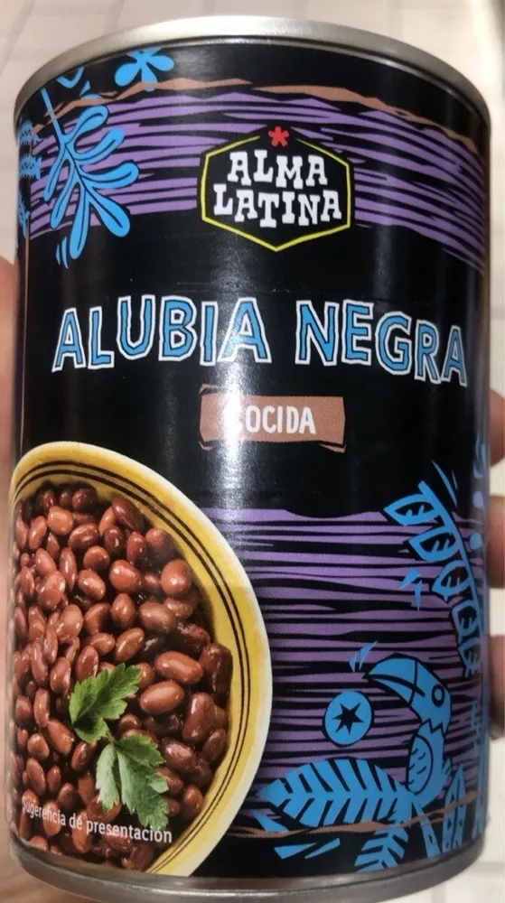 Alubia negra cocida