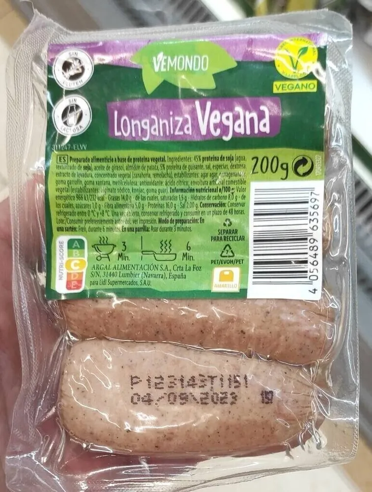 Longaniza vegana
