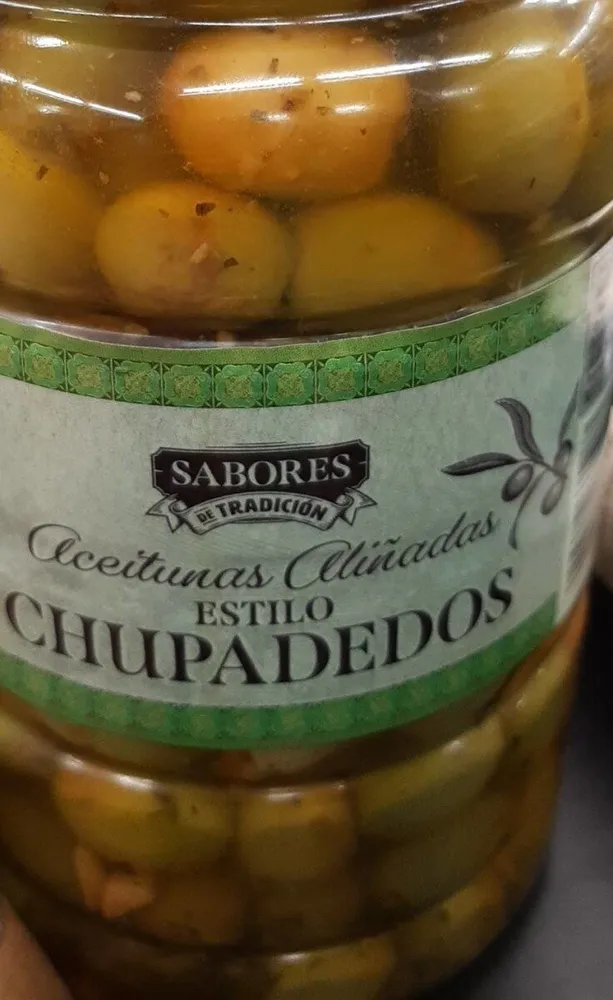 Aceitunas aliñadas estilo chupadedos