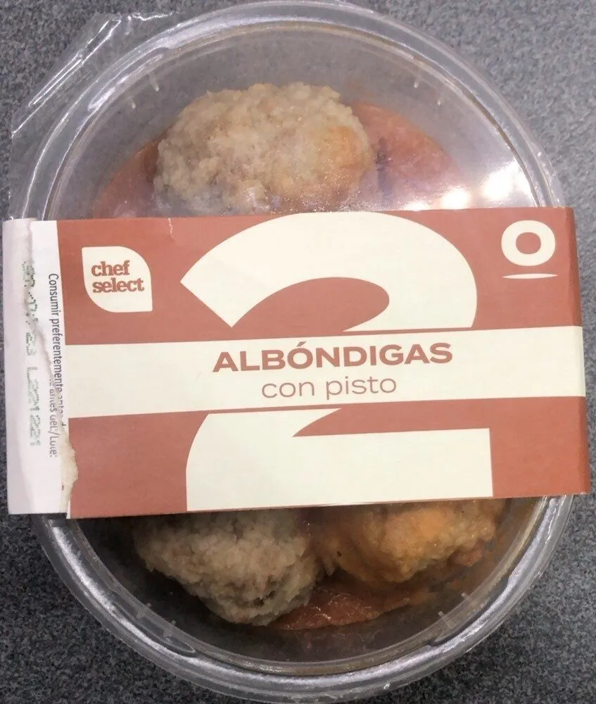 Albondigas con pisto