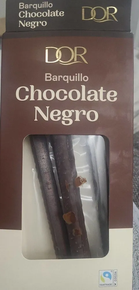 Barquillo chocolate negro
