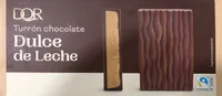 Turrón chocolate. Dulce de leche