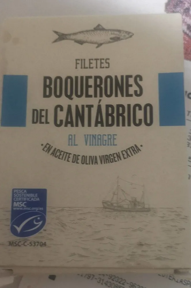 Boquerones del cantábrico