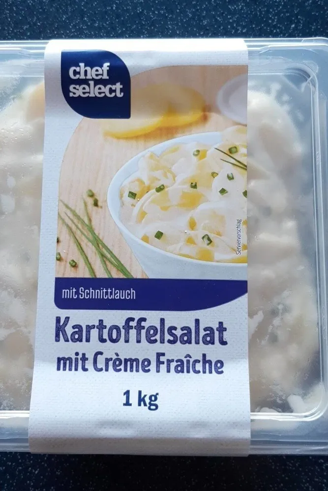Kartoffelsalat mot Crème Fraîche