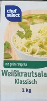 Weißkrautsalat klassisch, mit grüner Paprika verfeinert