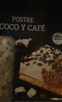 Postre coco y café