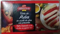 Filetti di tombarello in olio d'oliva con peperoni rossi