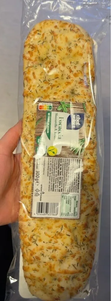 Focaccia mozzarella & herbs