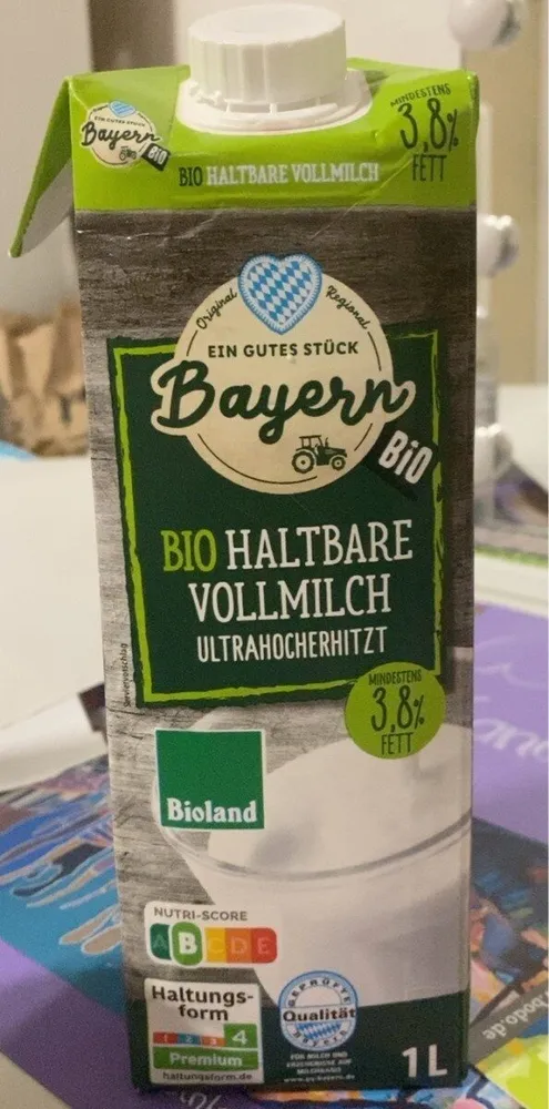 haltbare vollmilch