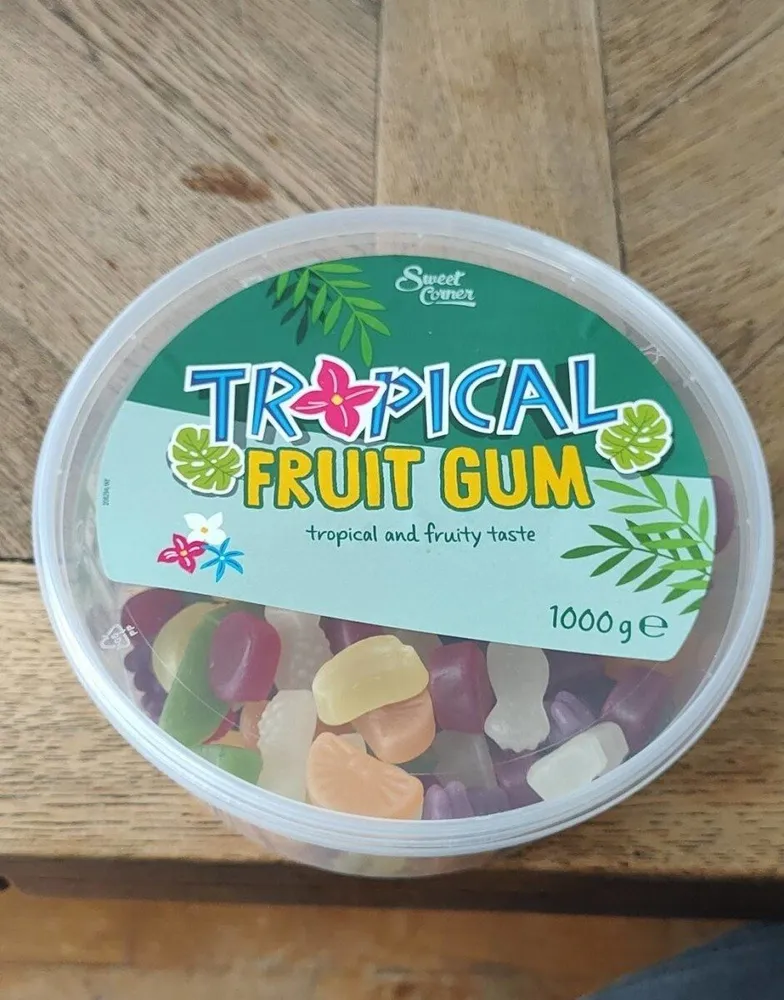 Tropical fruit gum