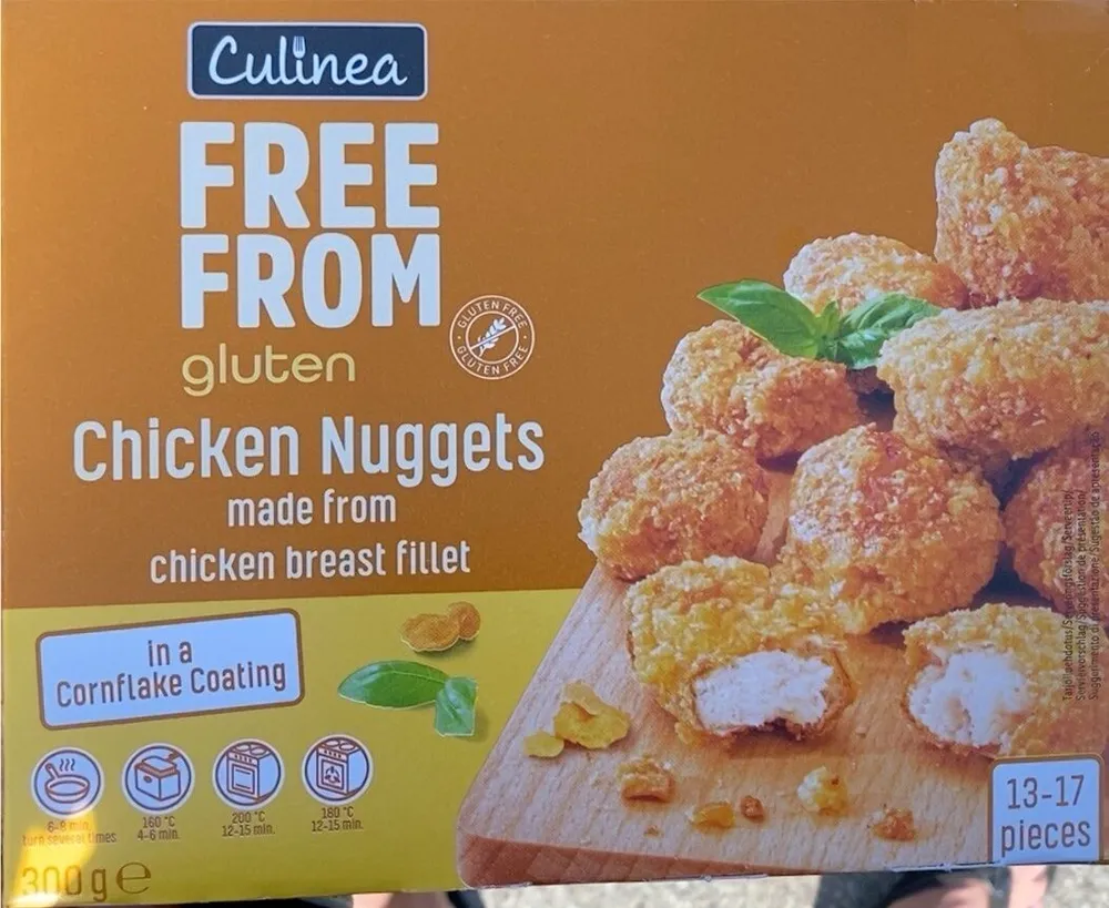 Chicken nuggets sans gluten