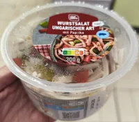 Wurstsalat Ungarisch Art mit Paprika