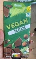 Vegan chocolate with walnuts