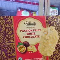 Helado fruta de la pasión y chocolate blanco