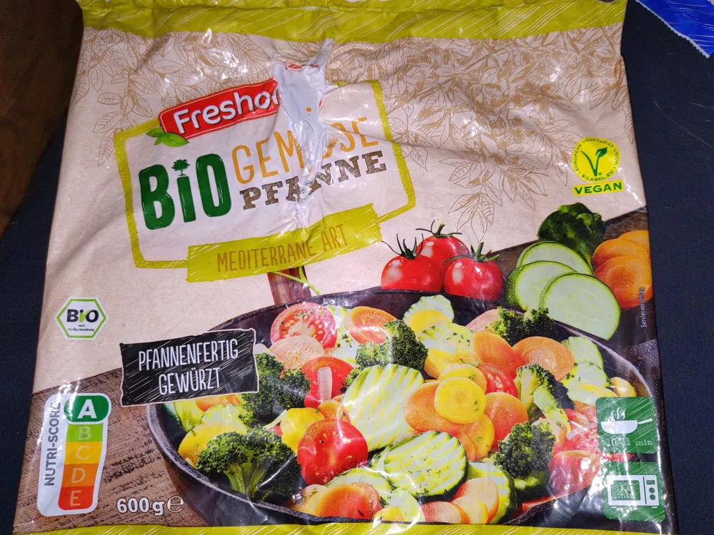 Bio Gemüsepfanne mediterran